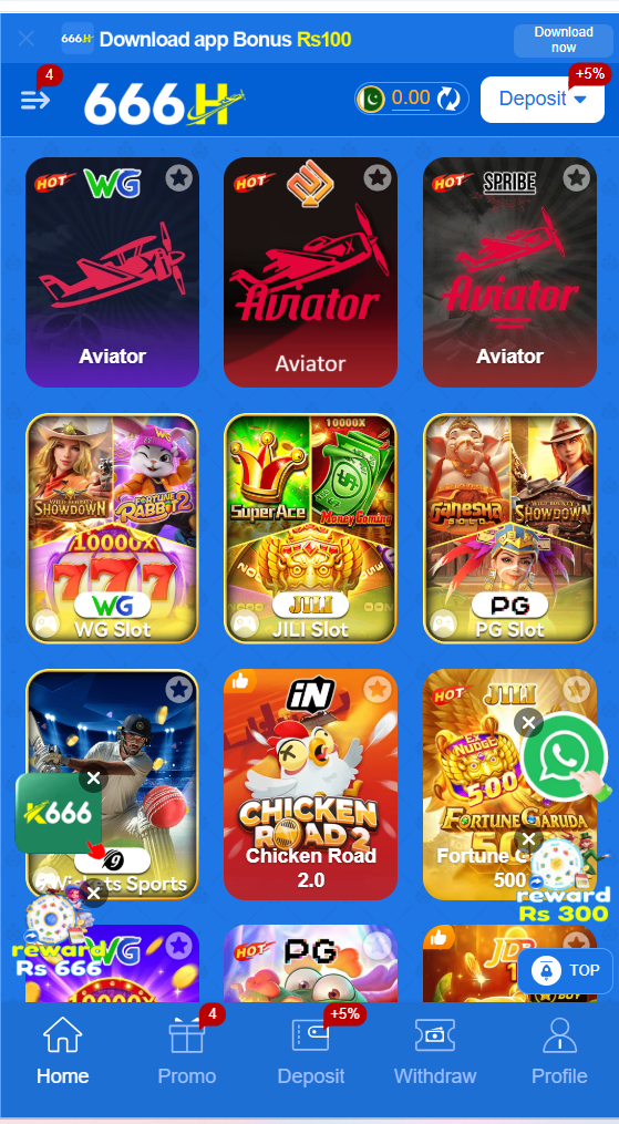 666H Game slots screenshot